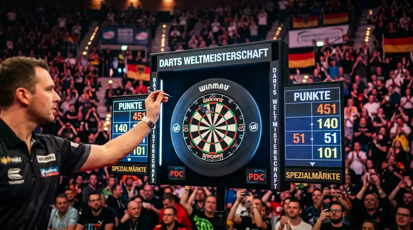 Bet365 Darts-Spezialwettmärkte bei PDC-Events - 180er, 9-Darter und Handicap