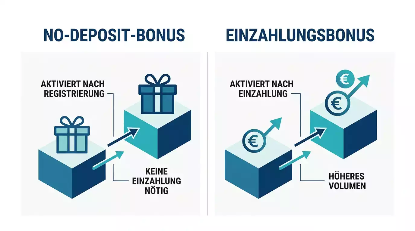 Freebet und Gratiswette bei Darts-Wettanbietern erklärt: Unterschied zwischen No-Deposit-Bonus und Einzahlungsbonus