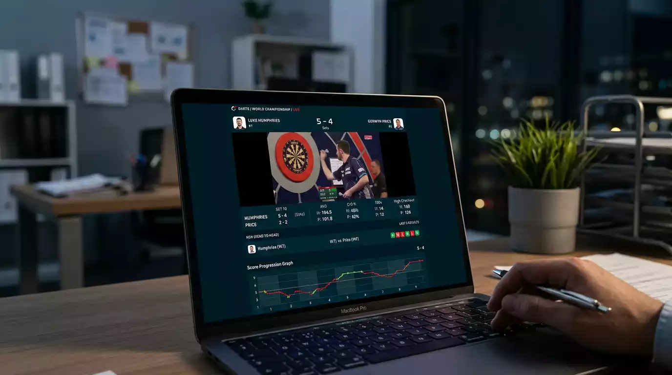 Flashscore als Echtzeit-Datenquelle für Darts-Match-Statistiken und historische H2H-Bilanzen