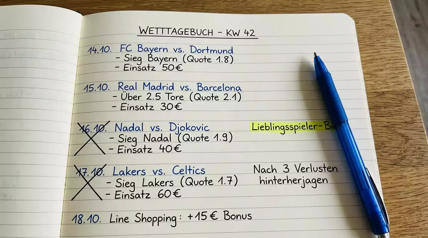 Häufige Strategiefehler beim Darts Wetten vermeiden: Lieblingsspieler-Bias, Chasing und fehlende Aufzeichnungen