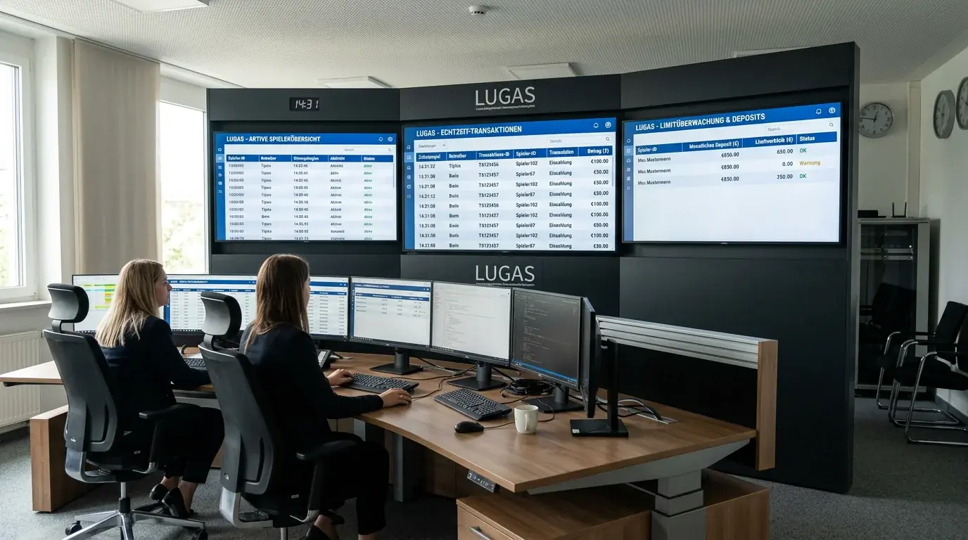LUGAS anbieterübergreifende Einzahlungsüberwachung: Echtzeit-Datenbankverbindung aller lizenzierten Buchmacher
