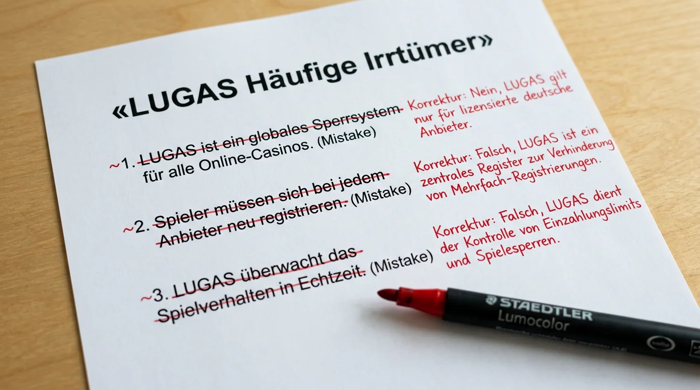 Häufige Missverständnisse zum LUGAS Einzahlungslimit bei deutschen Sportwettenanbietern