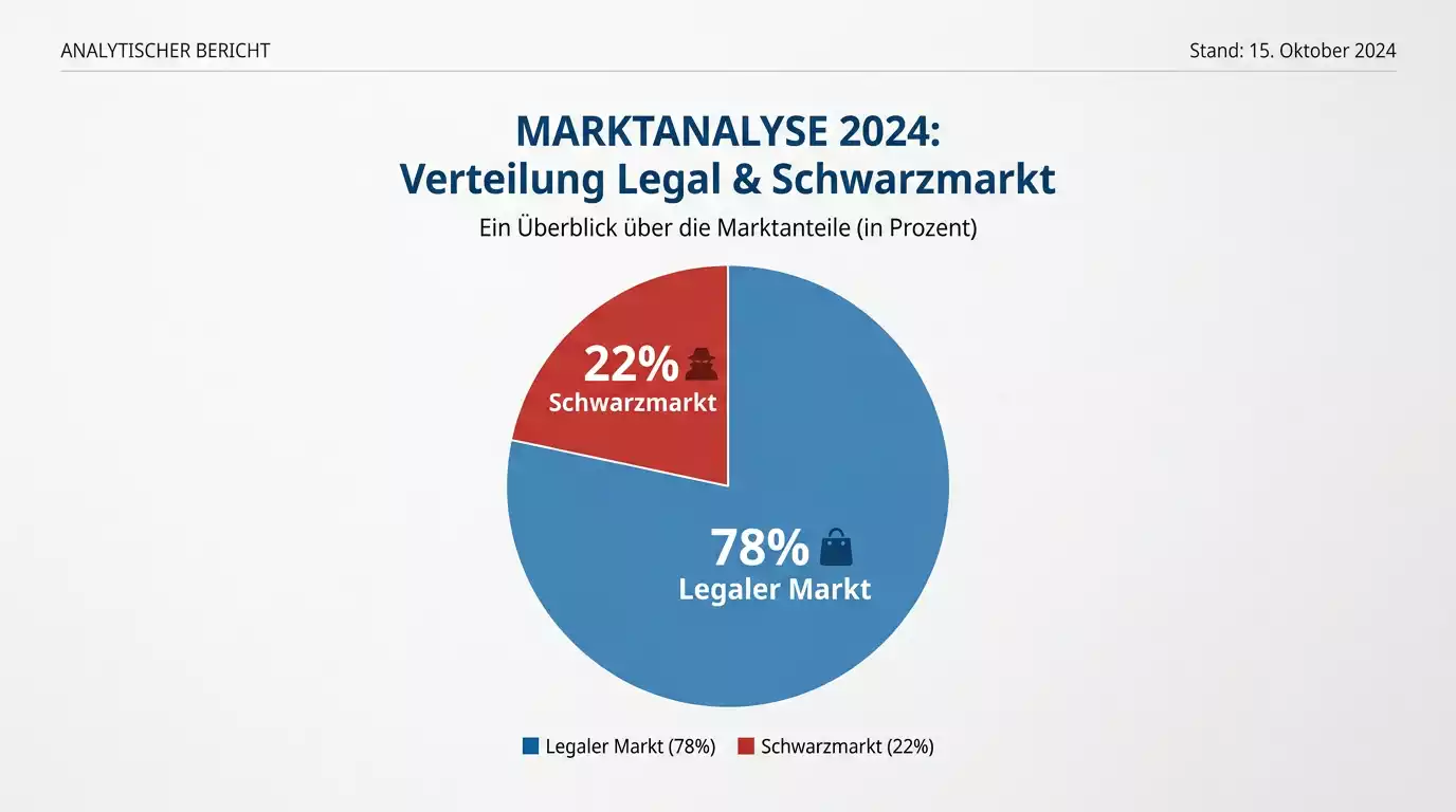 Schwarzmarkt Sportwetten Deutschland: Marktumfang illegaler Glücksspielanbieter laut GGL-Tätigkeitsbericht 2024