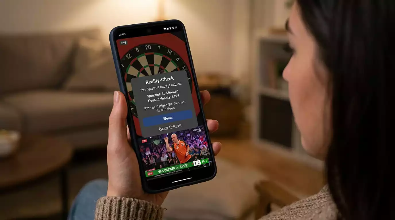 Einzahlungslimit und Reality-Check als Spielerschutz bei Darts-Wetten: Funktionsweise und gesetzliche Anforderung